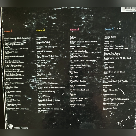 Rod Stewart Storyteller 4 Cassette Tape Set THE COMPLETE ANTHOLOGY 1964-1990 - Picture 4 of 11